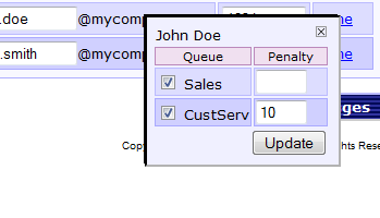 Adding John to Sales and CustServ